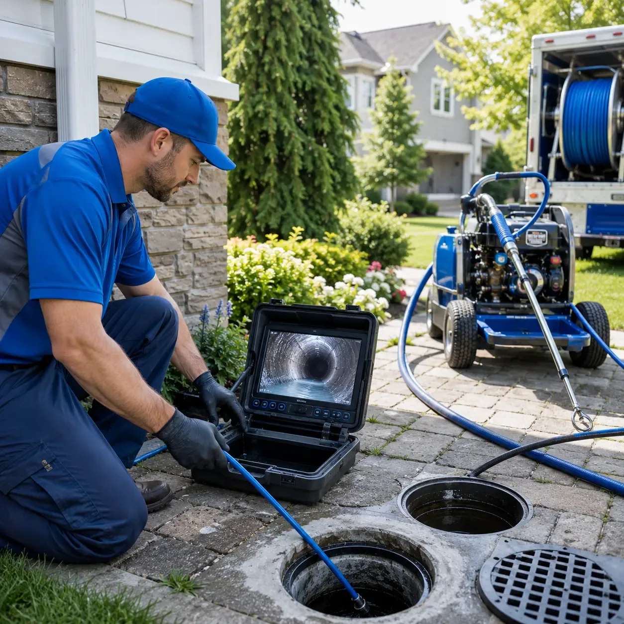 Outdoor drain cleaning professionals serving Lockridge, IA